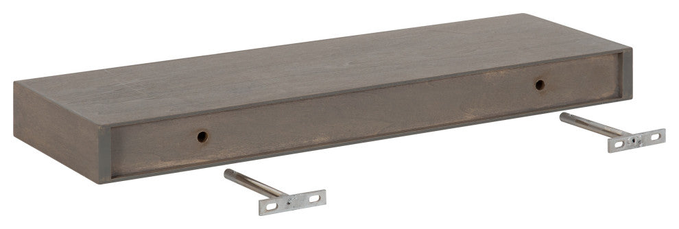Havlock Wood Shelf Set, Gray 2 Piece 24 inch