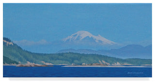 Ron Parker 'Mt Baker' Canvas Art, 32"x16"