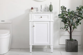 Home Living 21" Single Bathroom Vanity, White