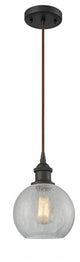 Innovations Lighting 516-1P-OB-G125-8-LED Athens 1 Light 8" Mini Pendant