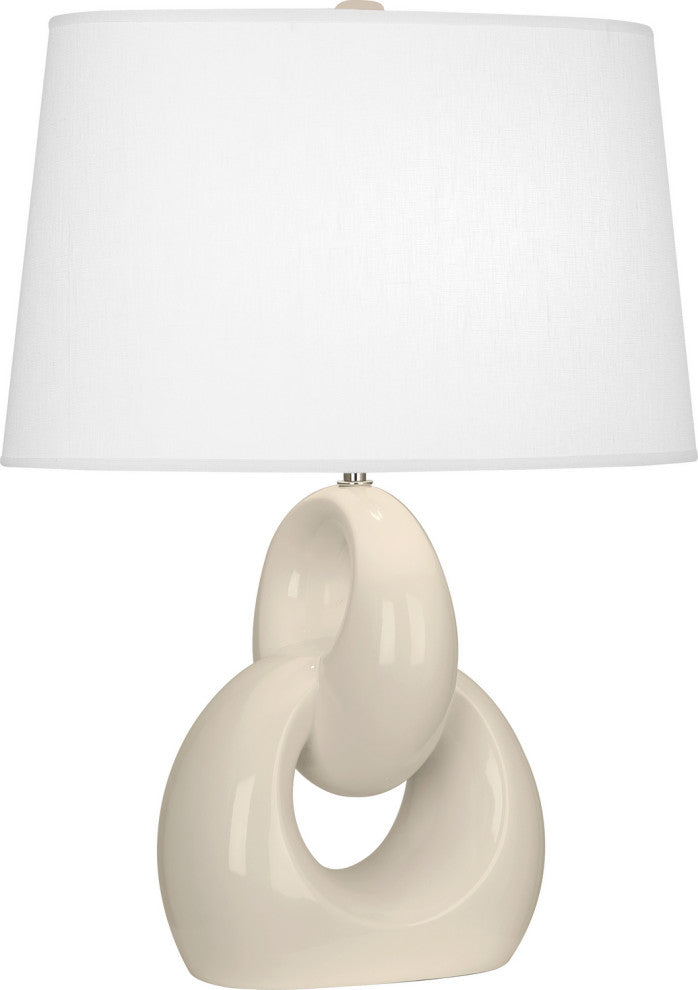 Robert Abbey RA-BN981 1-Light Table Lamp, Fusion