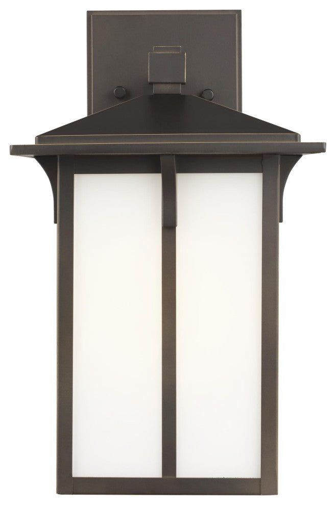Tomek Medium 1-Light Outdoor Wall Lantern, Antique Bronze