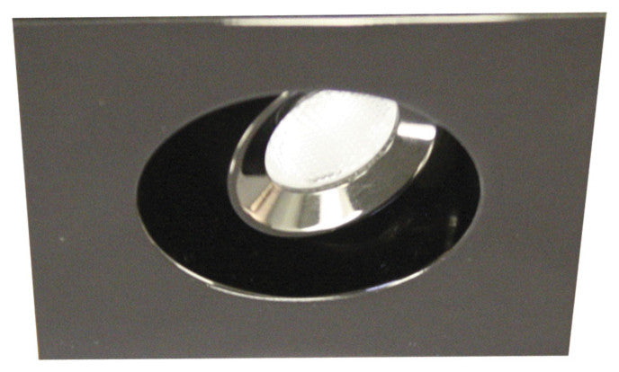 LED 2" Adjustable Square With Housing, Gun Metal