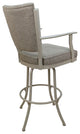 Montana Extra Tall 34" (35") Metal Bar Stool - Noam Base, Hemsath Driftwood - Beige, 34"