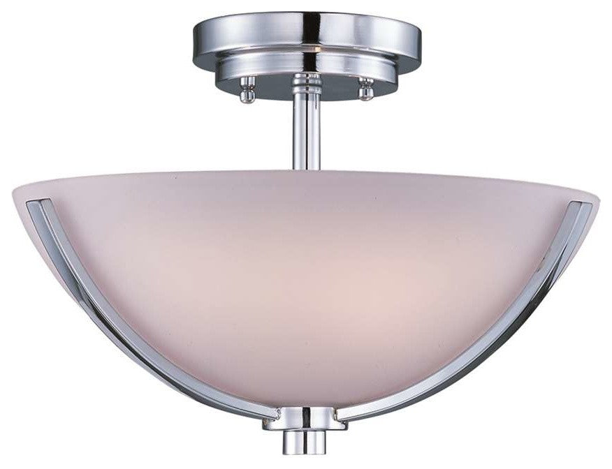 Maxim Lighting Rocco 3-Light Semi-Flush in Polished Chrome - 20021SWPC