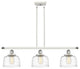 Innovations 916-3I-WPC-G713 3-Light Island Light, White, Polished Chrome
