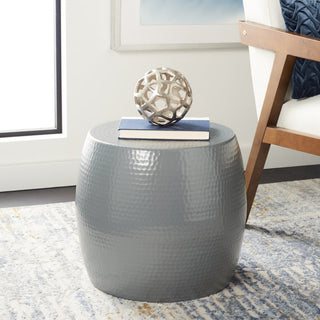 Safavieh Odin Round Stool, Dark Grey