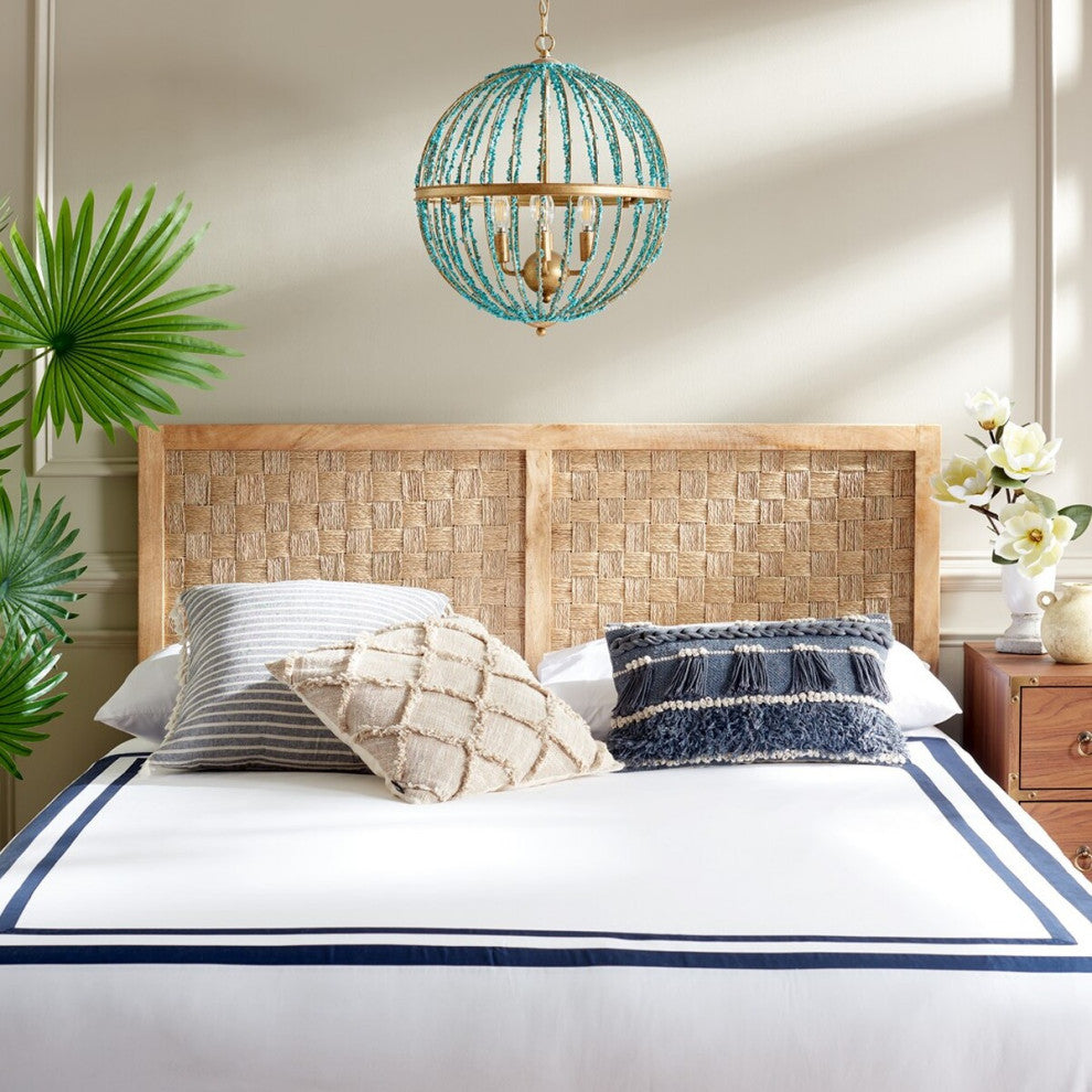 Safavieh Halvor Rattan Headboard, Natural, Twin