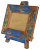 Artistic Canvas like Wood Photo Frame With Easel Stand, Multicolor