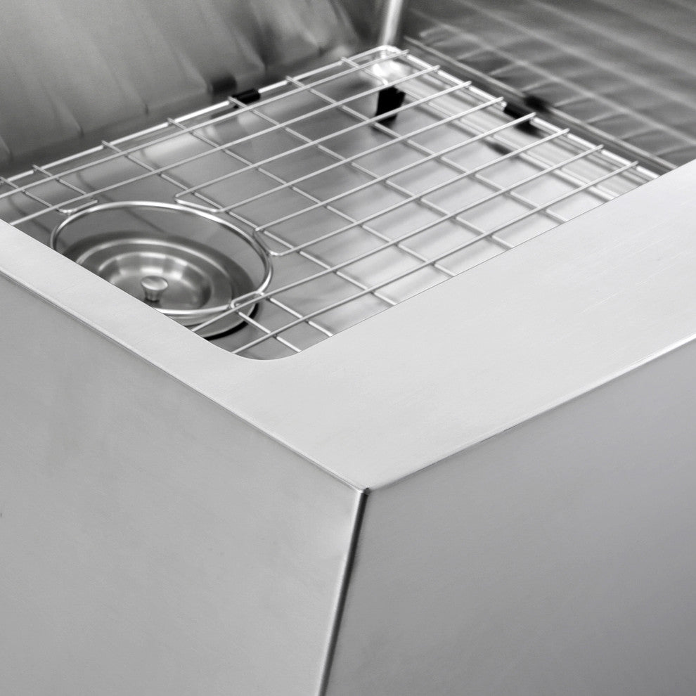 Nantucket Sinks 30" Pro Series Apron Farmhouse Stainless Steel Kitchen Sink