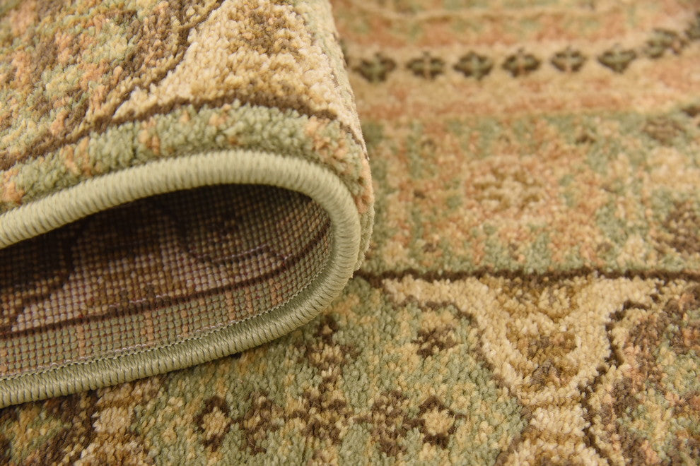 Unique Loom Light Green Hamilton Palace 2' 0 x 6' 0 Runner Rug