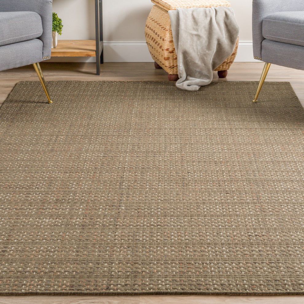 Nepal NL100 Mocha 8' x 8' Round Rug
