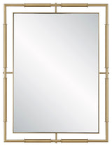 Uttermost It's All Connected Rectangle Brass Mirror