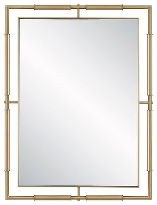 Uttermost It's All Connected Rectangle Brass Mirror