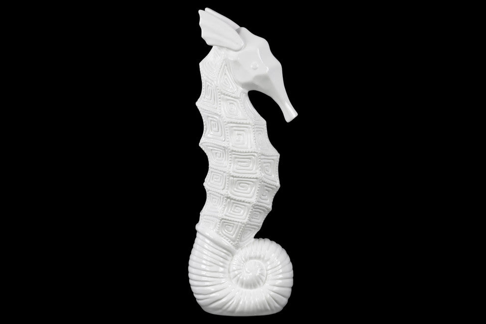 Ceramic Figurine, Gloss White