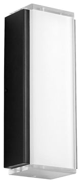 Helio Medium Outdoor Wall Lantern, Black