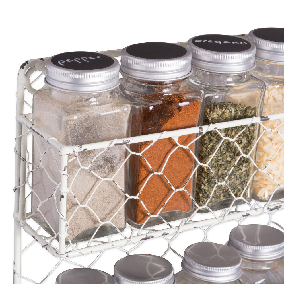 Spice Jar Set With Chalkboard Labels, Set Of 12