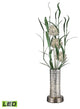 Windbear Contemporary Floral Display Floor Lamp In Silver