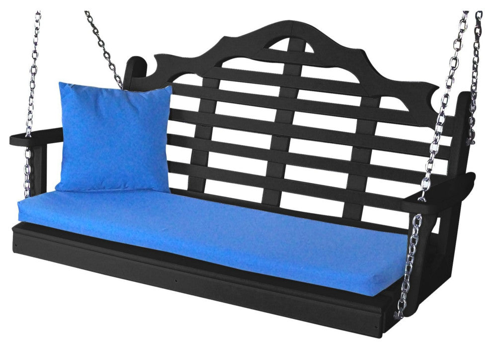 Poly Marlboro Swing, Black, 4 Foot