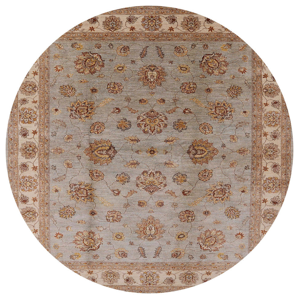 Ahgly Company Indoor Round Mid-Century Modern Area Rugs, 5' Round