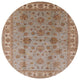 Ahgly Company Indoor Round Mid-Century Modern Area Rugs, 5' Round