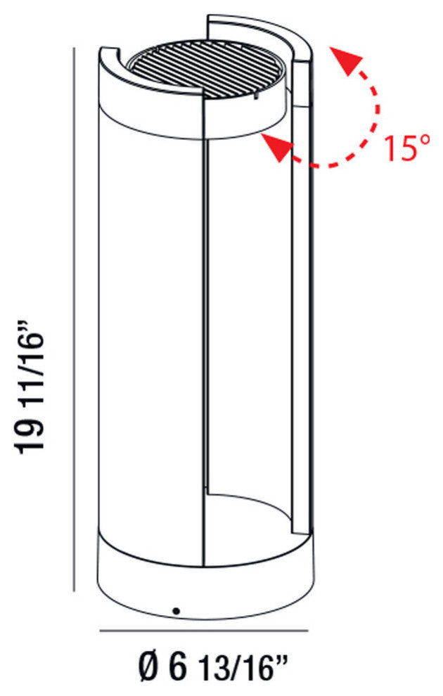 Eurofase Bollard, 15 W, LED