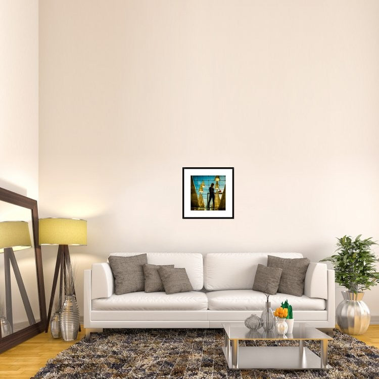 "Dusted" Framed Digital Print by Ambra, 24x24"