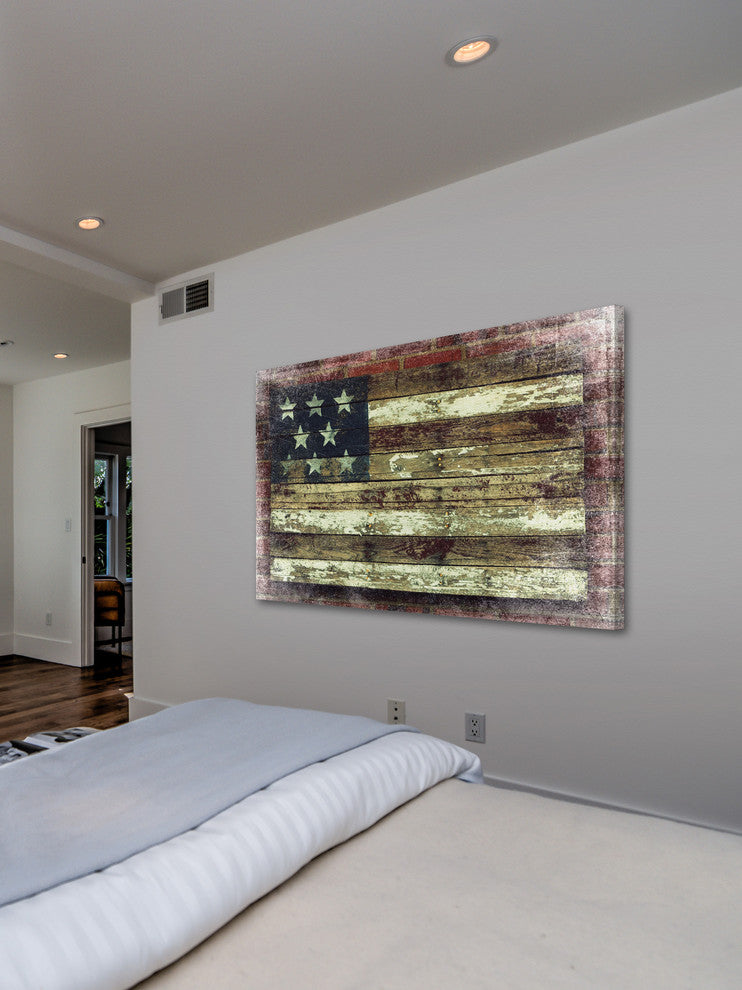 "Oh Beautiful" Painting Print on Wrapped Canvas