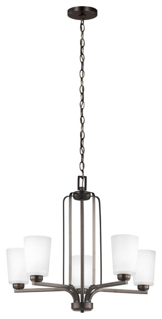 Franport 5-Light Chandelier, Burnt Sienna