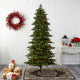 8' South Carolina Fir Faux Xmas Tree W/650 Clear Lights & 2598 Bendable Branches