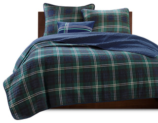 Mi Zone Microfiber Printed Quilt Set, Twin/Twin Xl