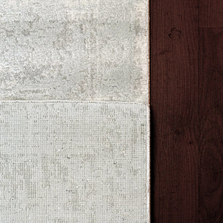 Castilla Cream And Silver Area Rug, 9X12.10