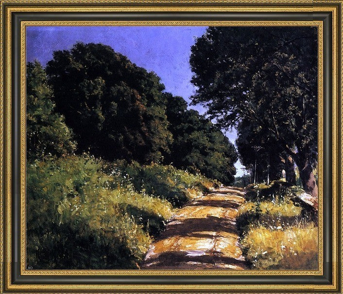 Henry Mosler Later Afternoon Framed Premium Canvas Print, 20"x25"