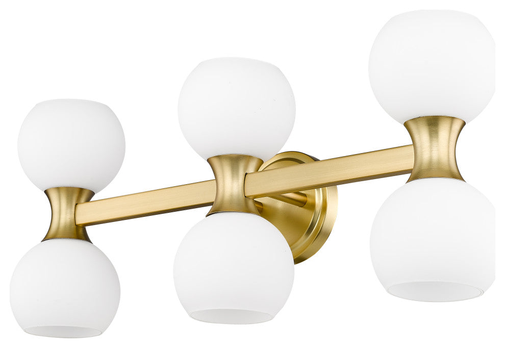 Z-LITE 6-Light Vanity, Modern Gold