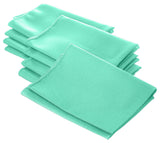 LA Linen Polyester Poplin Napkin, 10 Pack, Mint