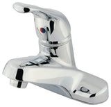 Kingston Brass Single-Handle 4" Centerset Bathroom Faucet, Polished Chrome