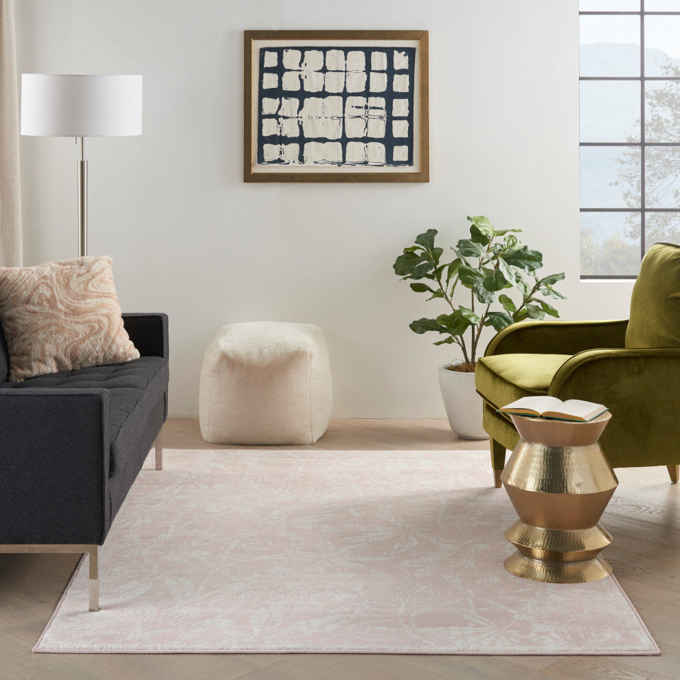 Nourison Whimsicle 6' x 9' Pink Farmhouse Indoor Area Rug