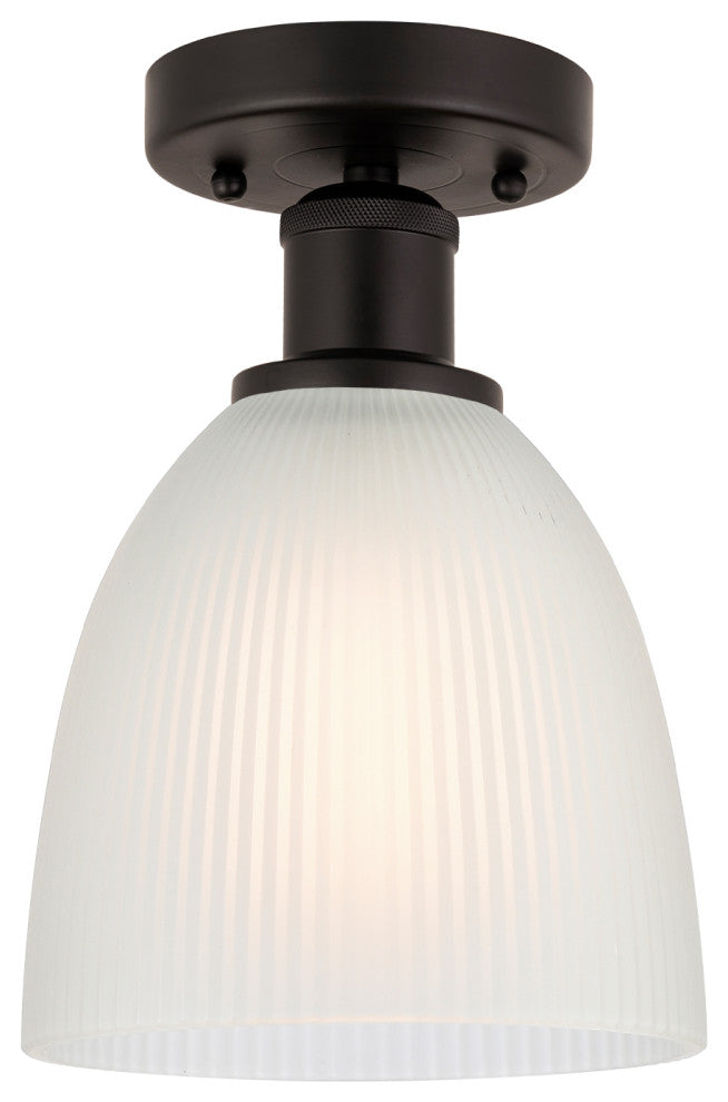 Innovations 616-1F-OB-G381 Castile 1 Light Semi-Flush Mount, Oil Rubbed Bronze