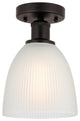Innovations 616-1F-OB-G381 Castile 1 Light Semi-Flush Mount, Oil Rubbed Bronze