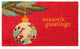 RugSmith Multi Machine Tufted Seasons Greetings Doormat, 18" x 30"