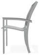 Bazza Sling Stackable Outdoor Dining Chair, Destiny Steel/Graphite