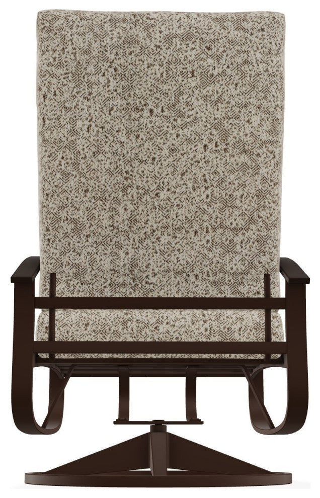 Belle Isle Cushion Deep Seat Outdoor Swivel Rocker, Restore Sparrow/Kona