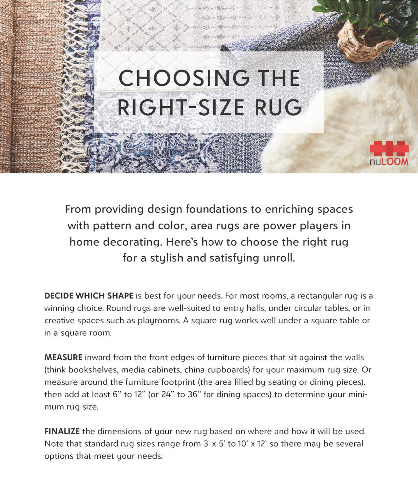 Bird Eye Area Rug, Gray, 5'3"x7'7"