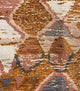 Mira Oasis Shades of Brown Luxury Throw Pillow, 18"x18"