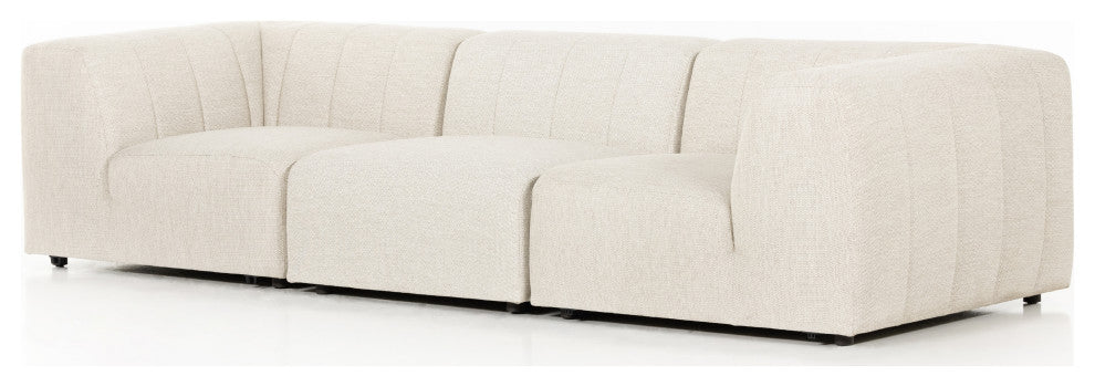 Gwen Outdoor 3 Pc Sectional-Faye Sand