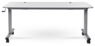 Luxor STAND-NESTC-72 72" Adjustable Flip Top Table With a Crank Handle