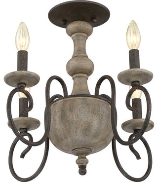 Quoizel Castile Four Light Semi-Flush Mount CS1718RK
