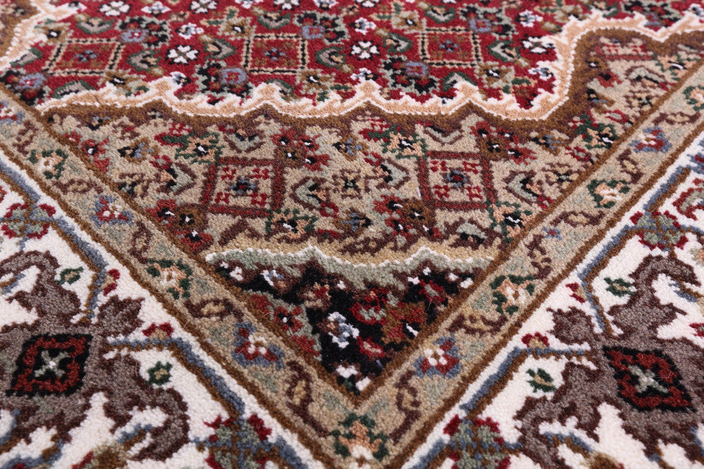Persian Tabriz Handmade Wool & Silk Runner Rug 2' 8" X 8' 1" - Q13031