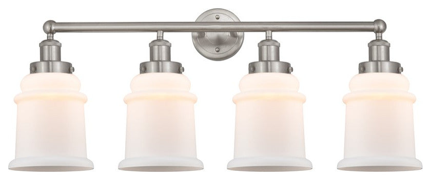 Innovations 616-4W-SN-G181 Canton 4 Light Bath Vanity Light Brushed Satin Nickel