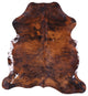 Brindle Natural Cowhide Rug 6' 6" X 6' 3" C2222